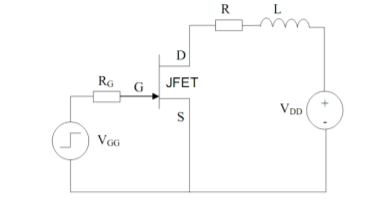 Figure 5: Inductive switching simulation circuit.
